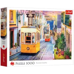 Puzzle od 1000 dijelova uske ulice u Portugalu - Trefl