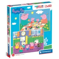 Puzzle Peppa Pig 2x60kom - Clementoni