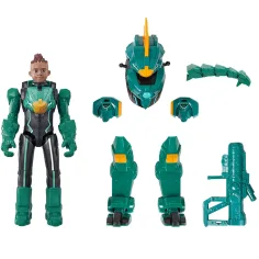 Quantum Heroes: Dinoster Oz akcijska figura sa zelenim oklopom 20 cm slika 2