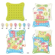 Quercetti: Play Eco Jumbo Peggy Evo 41kom set slika 3