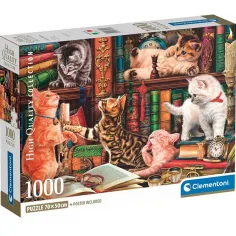 Radoznice mačke HQC 1000 komada puzzle s posterom - Clementoni
