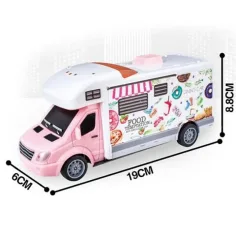 RC automobil za dostavu hrane na daljinsko upravljanje sa svjetlom 27 MHz 1/32 slika 2