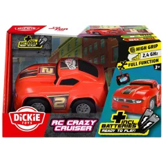 RC Crazy Cruiser daljinski upravljač trkaći automobil 2,4 GHz – crvena - Dickie Toys