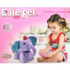 RC Cute Pet: Interaktivni plišani slon na daljinsko upravljanje s dodacima 2,4 GHz 40 cm slika 5