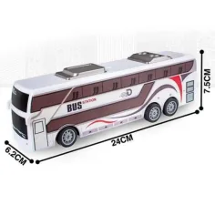 RC daljinski upravljani gradski autobus sa svjetlom, 27 MHz, mjerilo 1:32, 25 cm slika 4