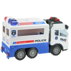 RC daljinski upravljač Policijski zatvorenički automobil sa svjetlosnim efektima 1/43 omjer 27Mhz 21 slika 2