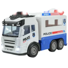 RC daljinski upravljač Policijski zatvorenički automobil sa svjetlosnim efektima 1/43 omjer 27Mhz 21 slika 3