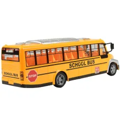 RC daljinski upravljač žuti školski autobus sa svjetlosnim efektima i baterijom 27MHz 40cm slika 2