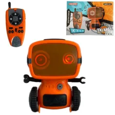 RC interaktivni TalkBot robot walkie-talkie s načinom rada narančaste boje 2,4GHz