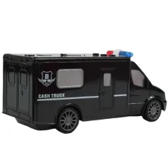 RC minibus za prijevoz novca na daljinsko upravljanje sa svjetlosnim efektima u omjeru 1/30, 20 cm slika 2