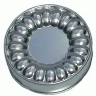 Rebrasti metalni kalup 12cm