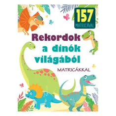 Rekordi iz svijeta dinosaura edukativna knjiga s naljepnicama