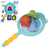 Ribarska mreža za morske pse sa setom igračaka za kupanje životinja koje prskaju