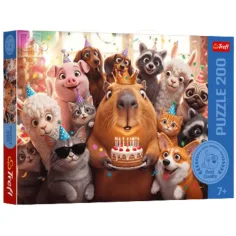 Rođendan kapibare 200-dijelni puzzle - Trefl