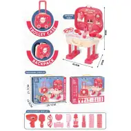 Ružičasti 2u1 set za frizerke