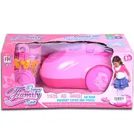 Ružičasti električni usisavač sa svijetlom