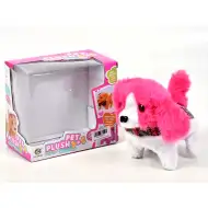 Ružičasti plišani psić sa zvukom