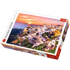 Santorini zalazak sunca 1000 komada puzzle - Trefl slika 1