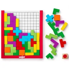 Šarena drvena tetris slagalica - Woodyland slika 2