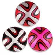 Šarena gumena lopta 23cm