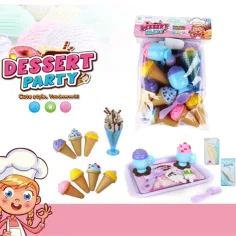Šarena plastična igračka set s dodatcima