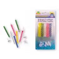 Šarene svijeće 20kom