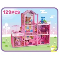 Sastavi sam! kućica za lutke sa dodacima 129kom