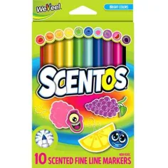 Scentos mirisni živopisni tanki flomaster 10kom.