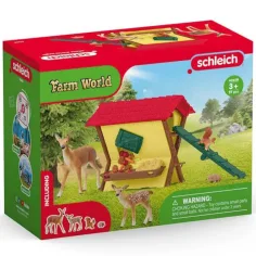 Schleich: Farm World - Igračka set za hranjenje šumskih životinja (42658)
