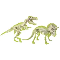 Science&Play: Archeofun Illuminated T-rex i Triceratops arheološki set - Clementoni slika 4