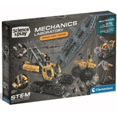 Science & Play: Građevinski set s dizalicom - Clementoni