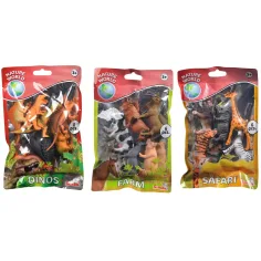 Set figura životinja s farmom, dinosaurima ili životinjama iz džungle - Simba Toys slika 2