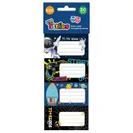 Set naljepnica za bilježnicu Luna za dječake od 20 kom