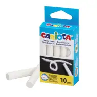 Set od 10 bijelih kreda za ploču - Carioca