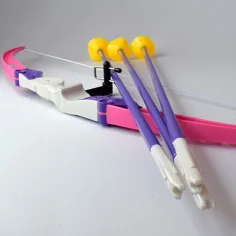 Set ružičastih lukova s ​​vakuumskim strijelama 54 cm slika 5