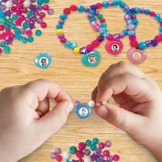 Set za izradu nakita Disney princeze u kutiji u obliku dijamanta - Lisciani slika 2