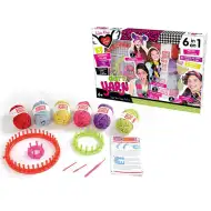 Set za pletenje 6 u 1 sa pređom u boji