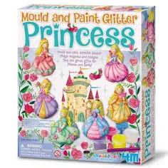 Sjajna princeza gipsani magnet za hladnjak kreativna igračka