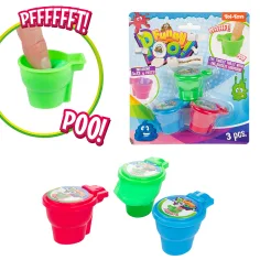 Smiješni Poo smiješni WC set s plastelinom 3 kom. slika 2