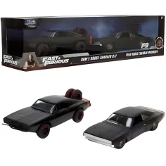 Brzi i žestoki: Dom Toretto Dodge Charger R/T 1970 & Dodge Charger Widebody 1968 metalni autić 2 komada u pakiranju 1/32 mjerilo 13cm - Jada Toys