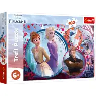 Snježno kraljevstvo 2: Avantura sestara puzzle 160kom - Trefl