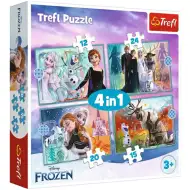 Snježno kraljevstvo 2. Puzzle set 4 u 1 - Trefl