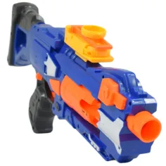 Soft Bullet Gun: Ručna puška s rotirajućim spremnikom za pucanje spužvom s patronama 44 cm slika 3