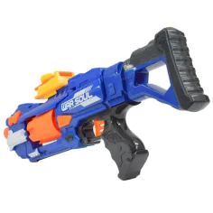 Soft Bullet Gun: Ručna puška s rotirajućim spremnikom za pucanje spužvom s patronama 44 cm slika 5