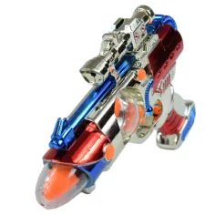 Space Warior: Električno kromirano svemirsko oružje sa svjetlom i zvukom 27cm slika 2
