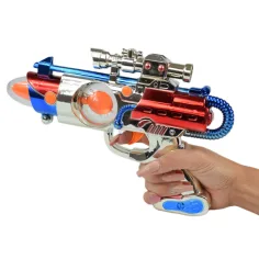 Space Warior: Električno kromirano svemirsko oružje sa svjetlom i zvukom 27cm slika 3