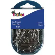 Spajalice u plastičnoj kutiji 33mm - 100kom