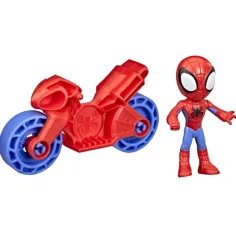 Spider-Man i njegovi čudesni prijatelji: Spidey i njegov motocikl – set igračaka - Hasbro slika 2