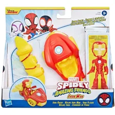 Spider-Man: Póki i njegovi čudesni prijatelji - Iron Man akcijska figura s vozilom - Hasbro slika 1