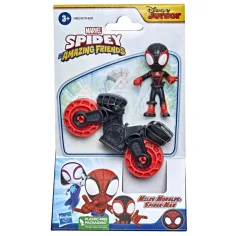 Spider-Man Póki i njegovi čudesni prijatelji: Miles Morales i njegov motor igračka set - Hasbro slika 1